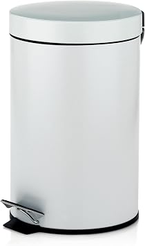 Kela Bin, Metal, White, one Size