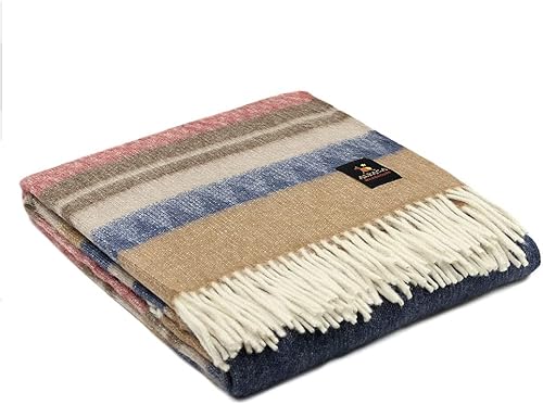 Miniatura 33 de Manta de lana de alpaca, diseño cherokee para cama, sofá, manta suave y cálida de lana de alpaca peruana, 72 x 60 pulgadas