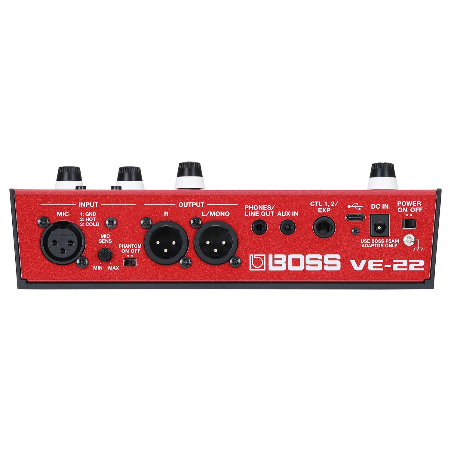 Boss VE-22 Multi-Effektgerät für Gesang Vocal-Performer + keepdrum Netzteil