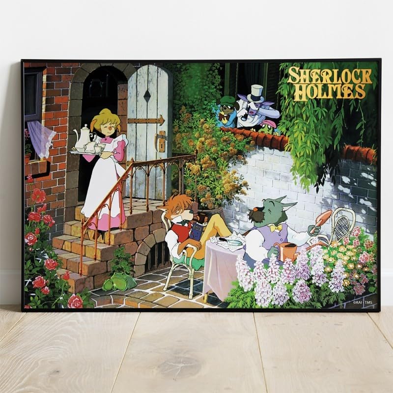 Studio Ghibli Sherlock Holmes Wood Laminated Board (Tea time)
