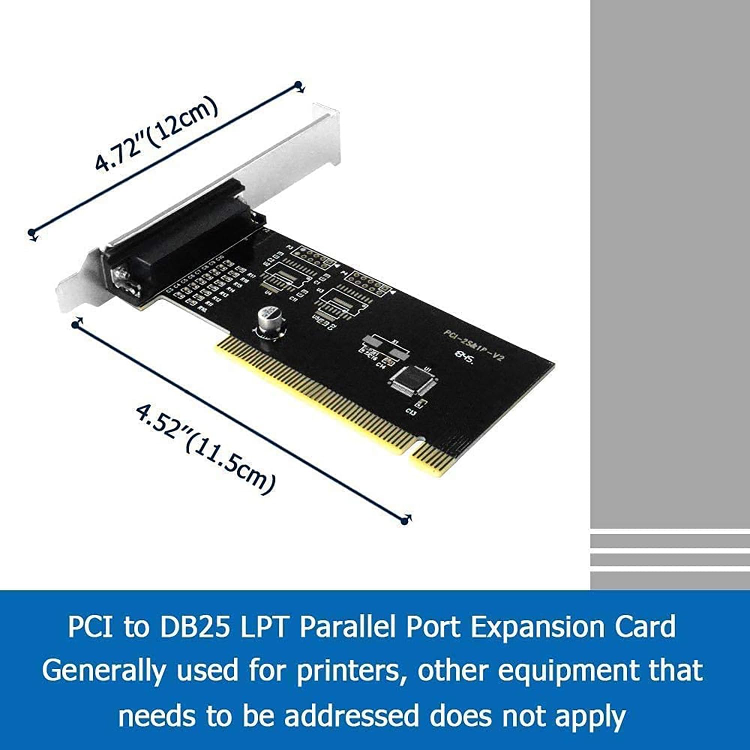 PremiumAV PCI Parallel Port Expansion Card – DB25 LPT Printer