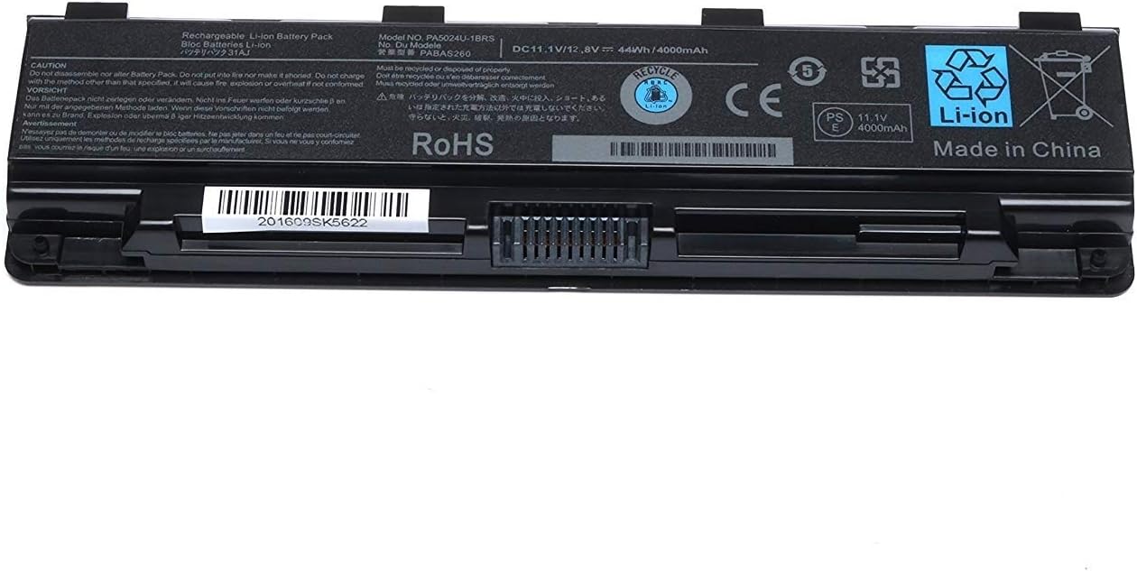 UBN Laptop Battery 6 Cell for Toshiba PA5109U 1BRS