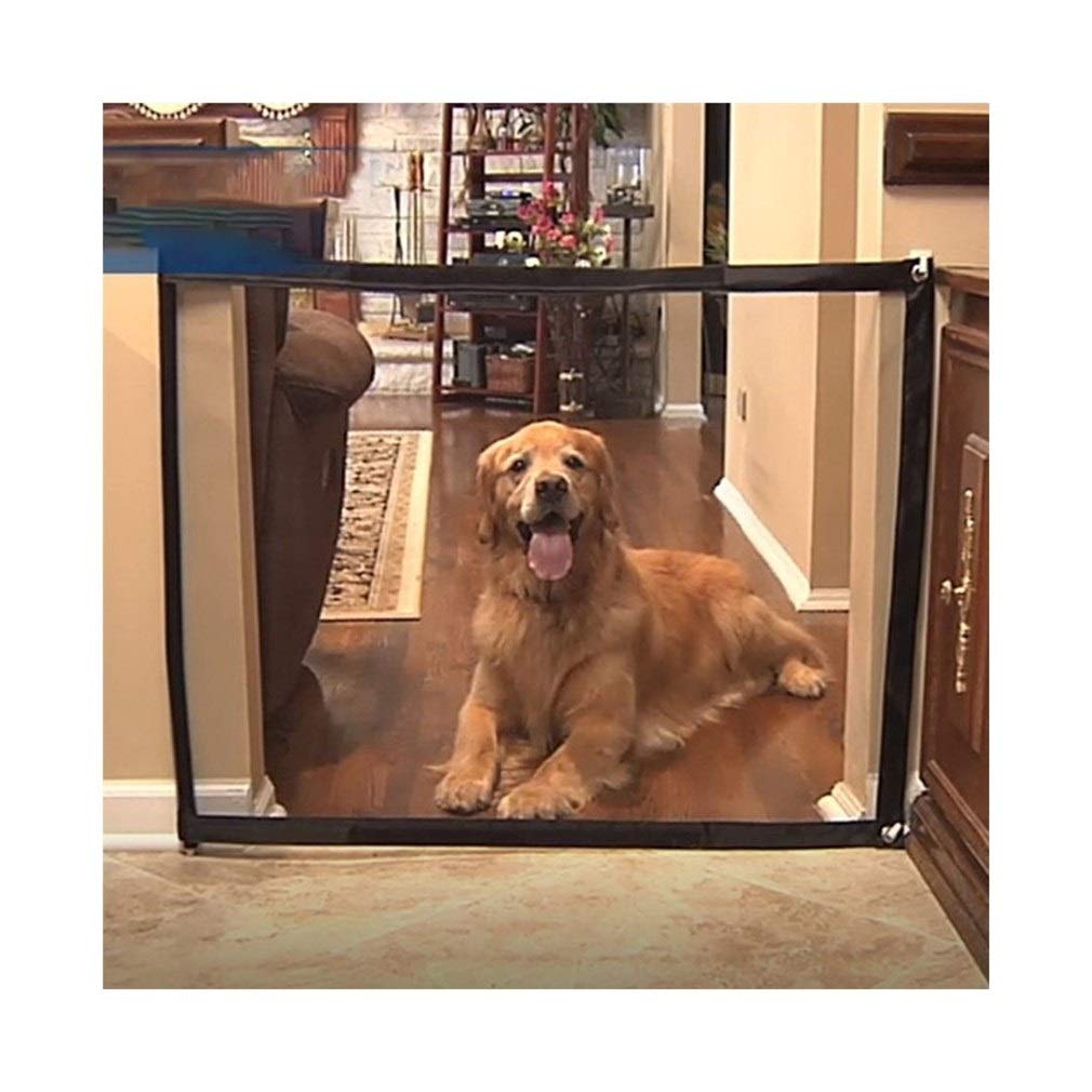 Super Durable And Portable Easy To Install Dog Isolation Net Portable Folding Pet Isolation Barrier Magic-gate Security Fence (Size : 110x72cm)
