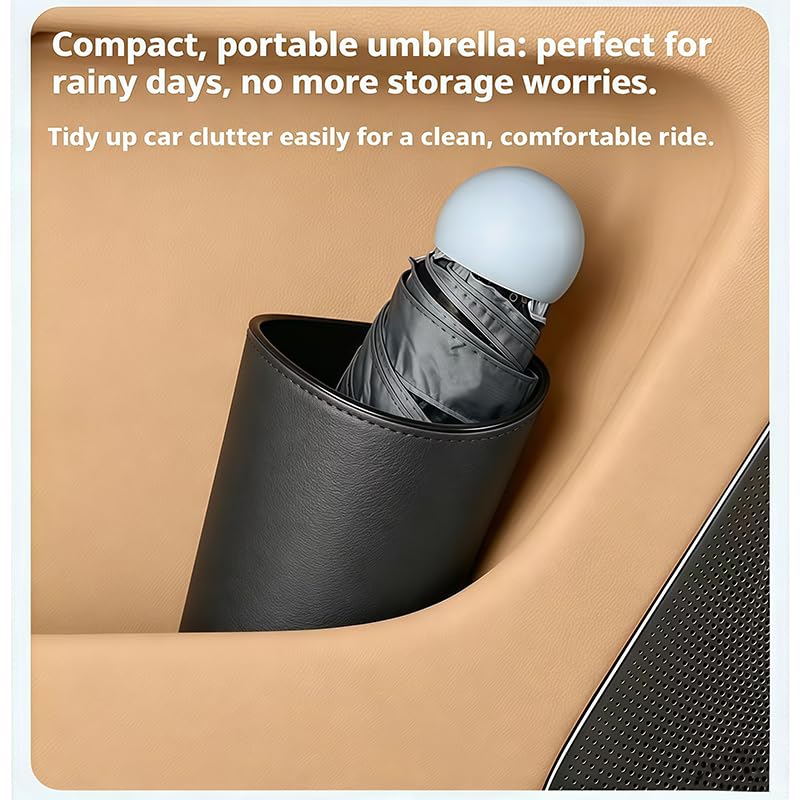 Mini Poubelle de Voiture Simili Cuir pour Mitsubishi L200 2000-2026