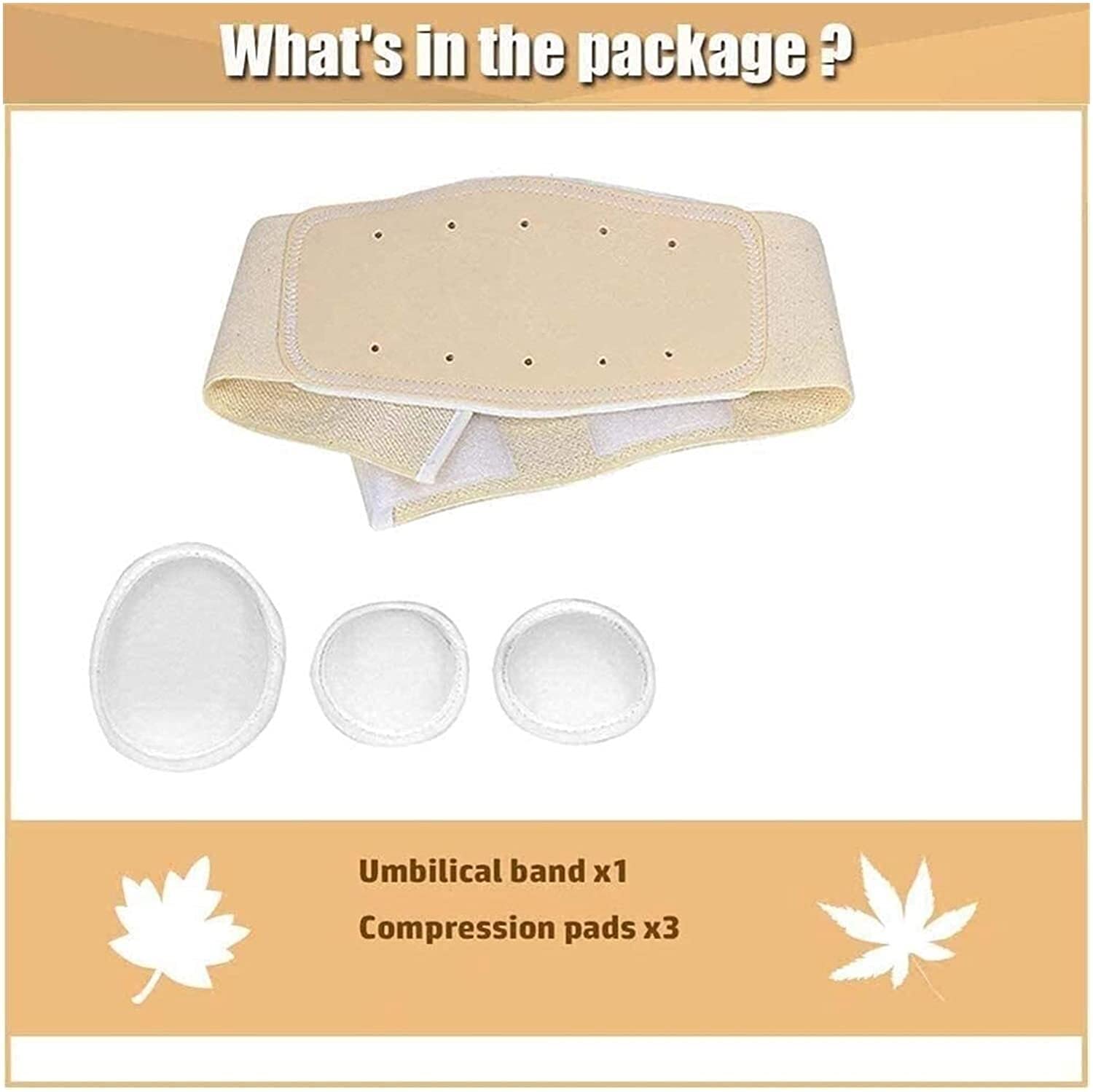 Cinturón para Hernia Umbilical Banda para el Ombligo del bebé Envoltura para el Vientre para bebés Carpeta Abdominal Soporte para braguero para Hernia Ajustable Cómodo Recién Nacido Product