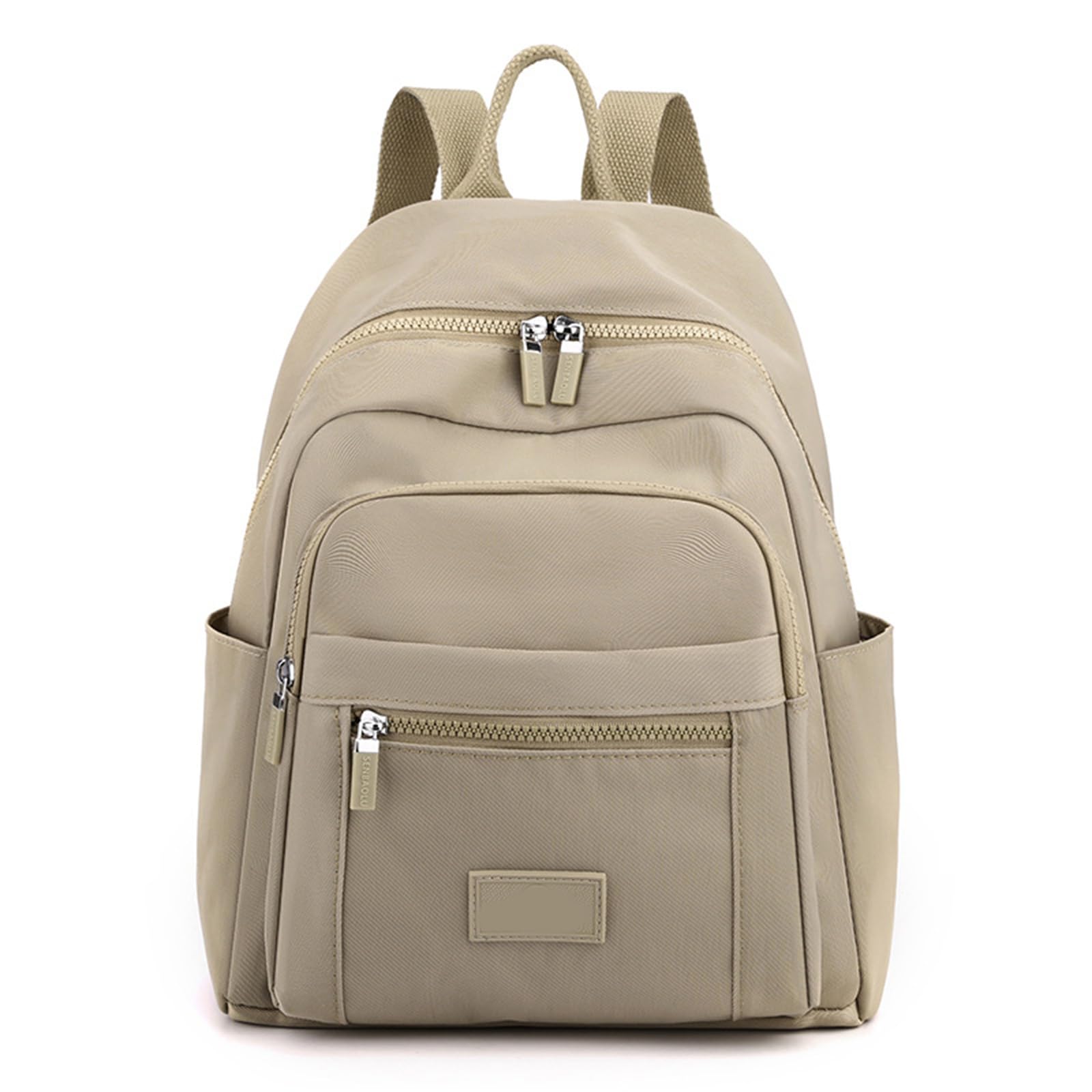 MICFENY Stylish & Large Capacity Nylon Backpack Spacious Color Backpack Versatile Bag for School Work & Shopping