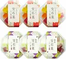 琥珀糖ページ Amazon.co.jp: 琥珀糖 涼彩宝石菓 100g × 6個 こはく糖 岡伊三郎