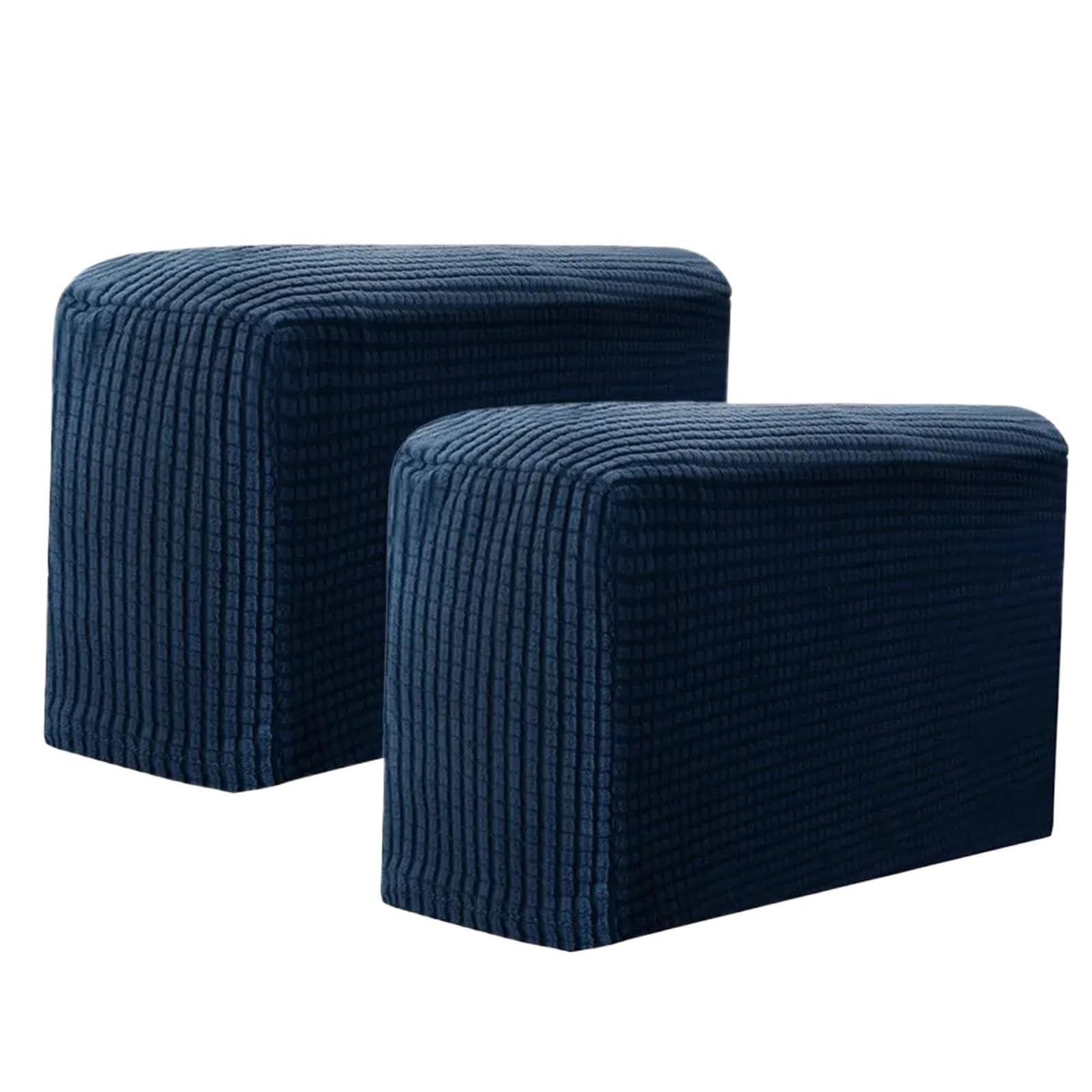 Zovloer Arm Chair Covers 4PCS Removable Armrest Covers Furniture Stretchy Chair Sofa Couch Arm Protector For Recliner Armchairs Sofas Couch(Deep blue)