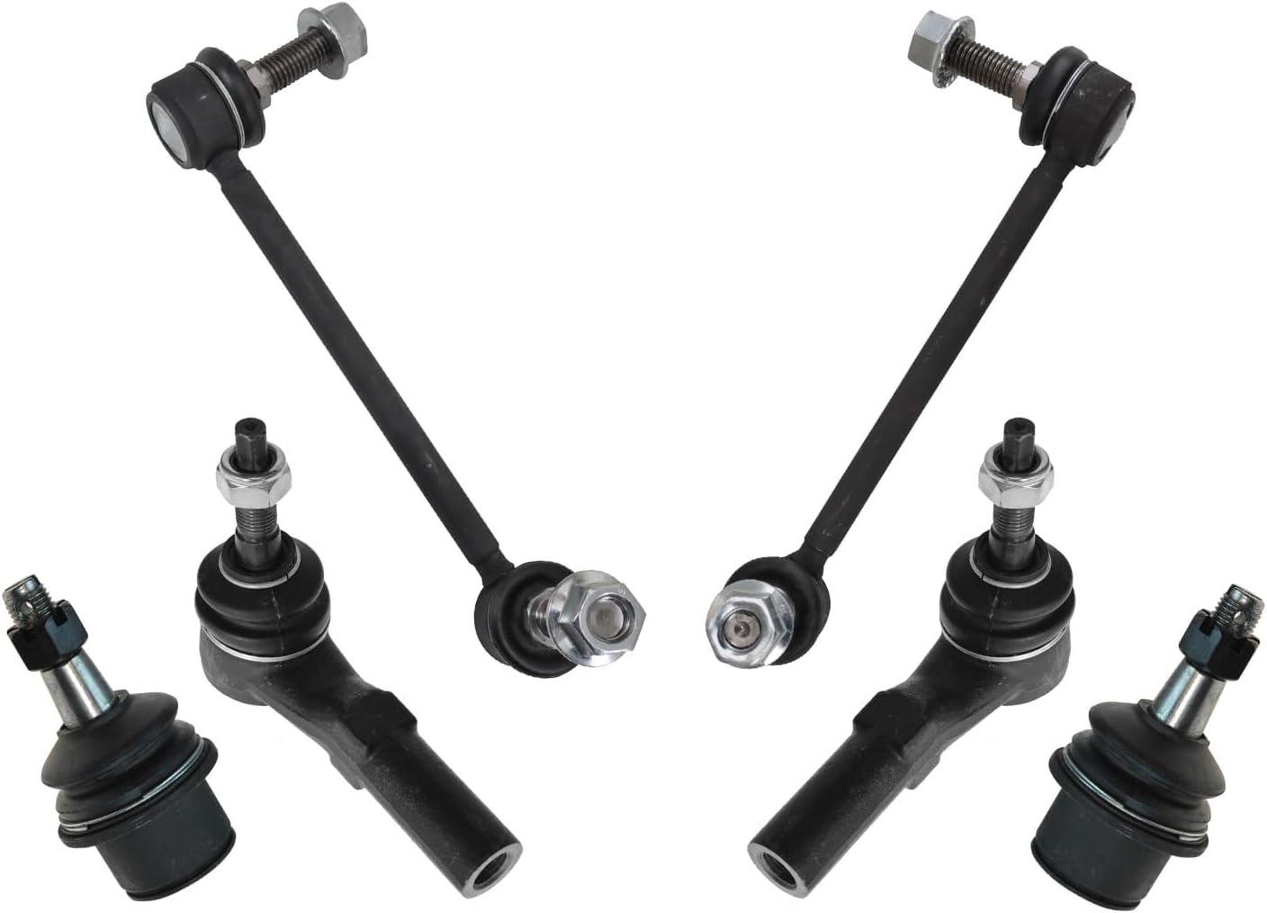 TRQ Front Steering & Suspension Kit Compatible with 2005-2010 Chrysler 300 2008-2010 Dodge Challenger 2006-2010 Charger 2005-2008 Magnum
