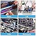 TICONN 500Pcs Heat Shrink Wire Connectors, Waterproof Automotive Marine Electrical Terminals Kit, Crimp Connector Assortment, Ring Fork Spade Butt Splices
