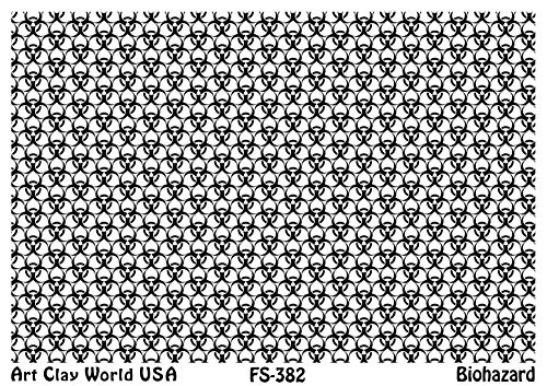 FlexiStamps Texture Sheets Biohazard Design - 1 Pc.