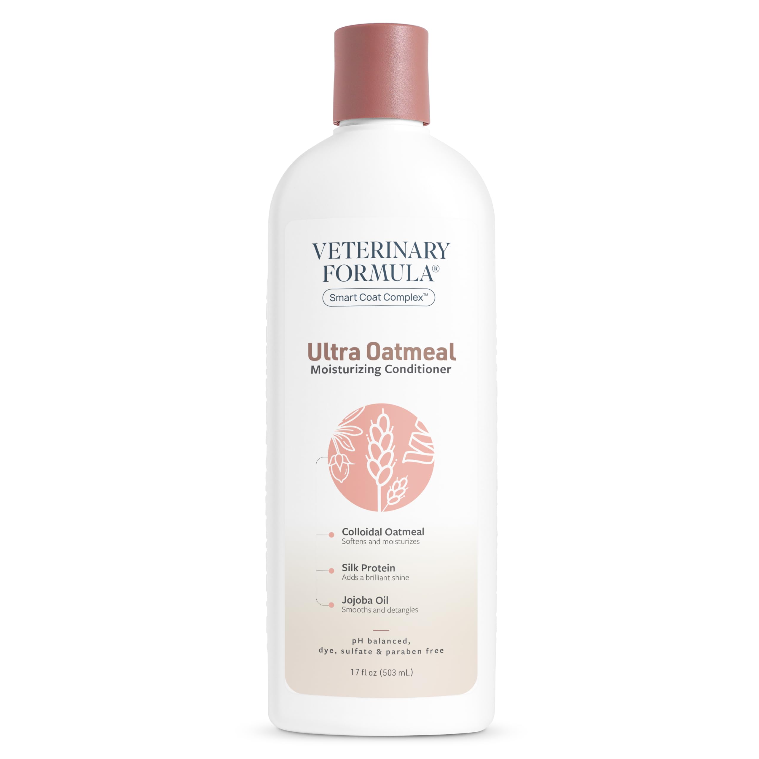 Veterinary Formula Smart Coat Ultra Oatmeal Moisturizing Dog Shampoo, 17oz