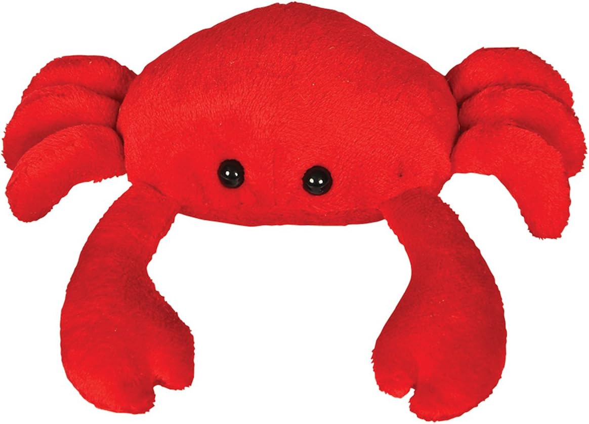 Weez Red Crab Beanie Plush Stuffed Animal 5 inch - Item #102049