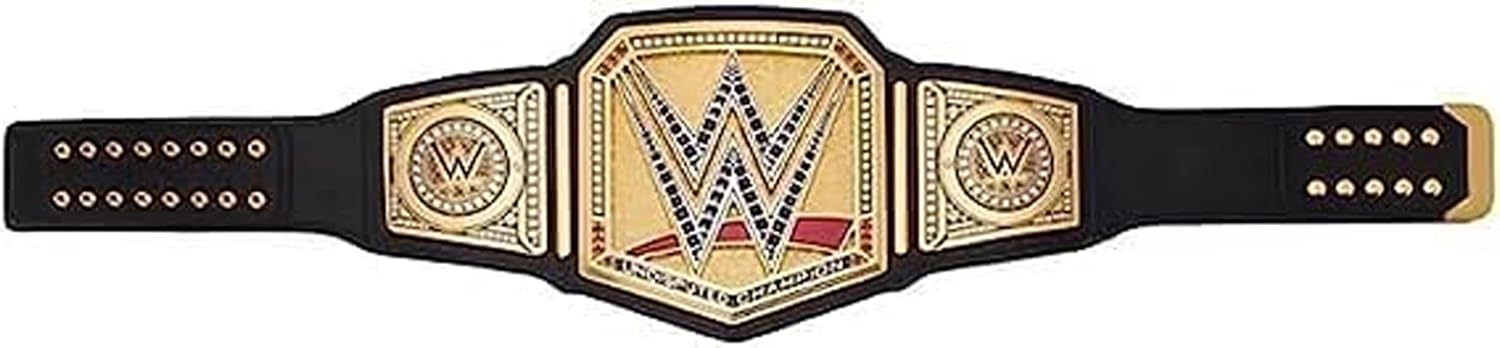 Natiqind Title Belt Replica, World Heavyweight Wrestling Championship Title Belt - Adult Size - 5mm - 4.5lbs - 52 Inches Length