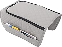 Vista 11 de Funda protectora de cuero para consola central de automóvil compatible con Toyota Tundra/Sequoia 2022-2026, reposabrazos de consola central, funda