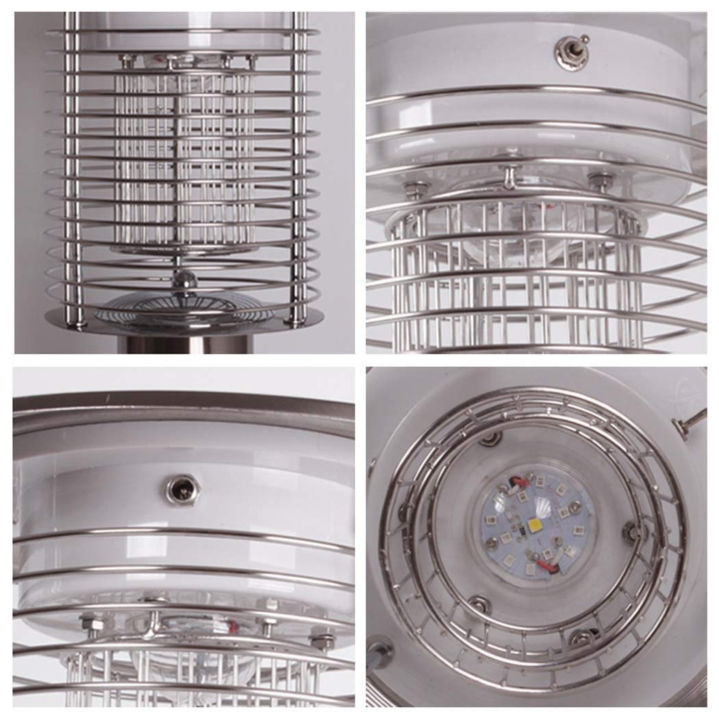 Mosquito Trap Lámpara para Matar Mosquitos con energía Solar para Exteriores, lámpara de Pared Bug Zapper, matamoscas Impermeable, función Dual: Asesino de Insectos y luz de jardín Combinados�? Modo