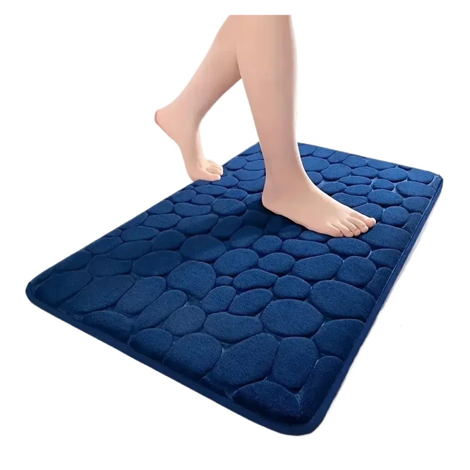 Tapis de salle de bain anti-glisse lavable pour sol humide de douche