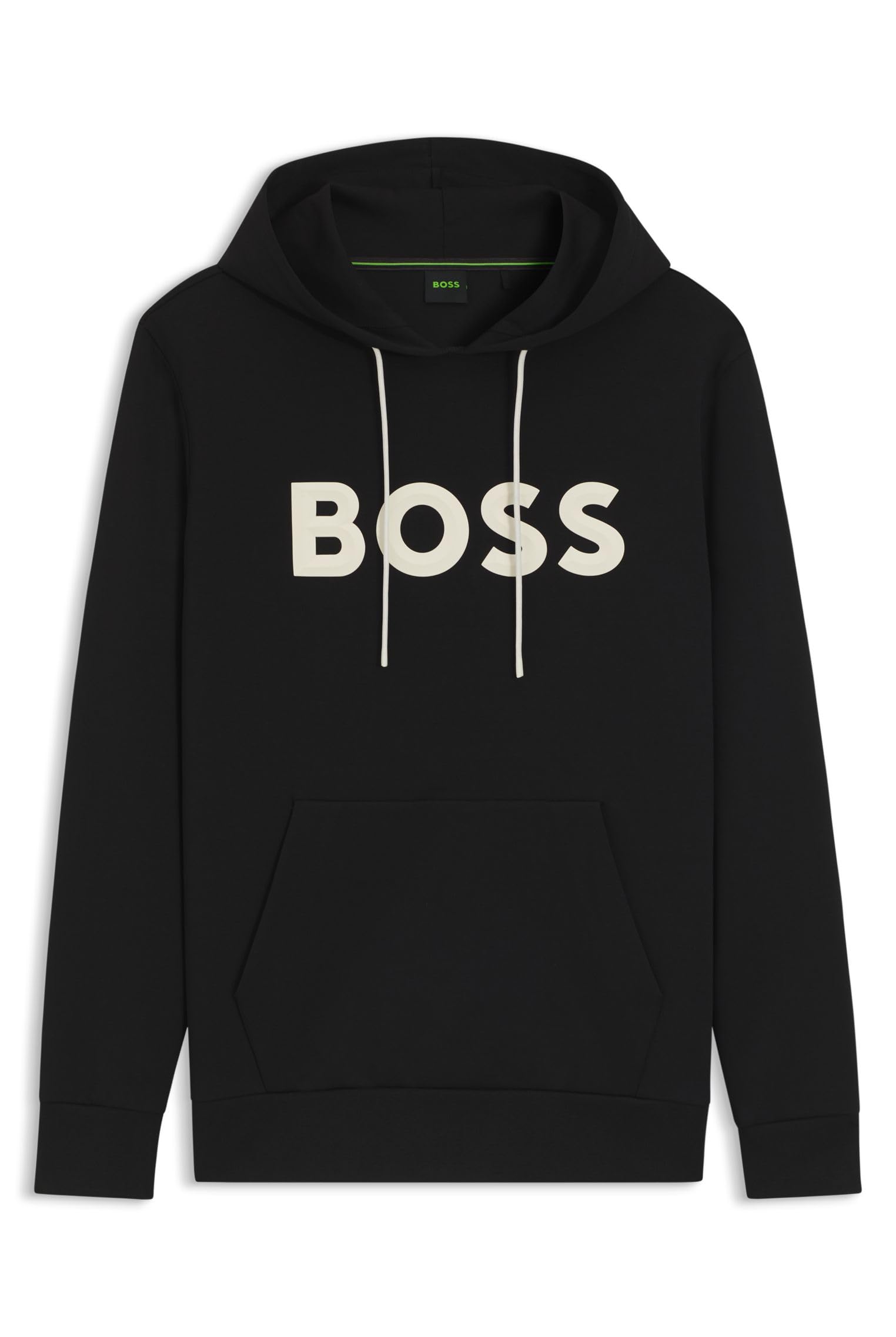 Boss Men's Black Zone Hoodie Long Sleeve Cotton L