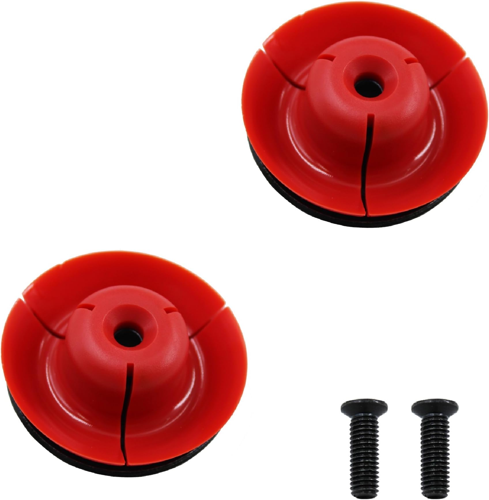 44-70-0375 Metal Sausage Plunger Kit Fits Milwau-kee Cordless Caulking & Grease Gun 2441-20 2641-20 2641-21CT 2642-21CT 2643-21CT Sausage Barrel Plunger & Screw Kit (2 Pack)