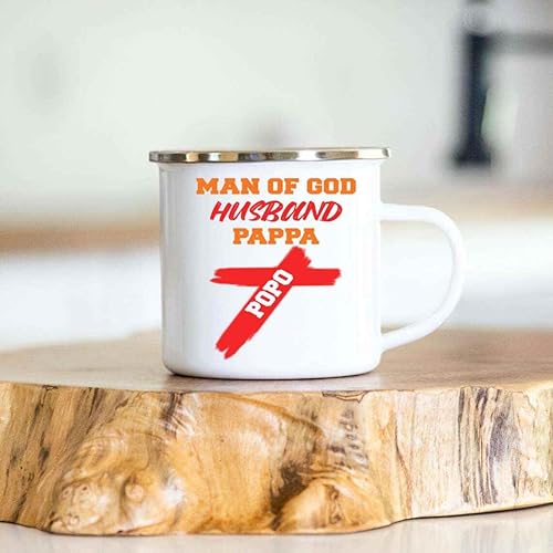 Miniatura 6 de Humorous Gift Prayers-inspired Gift for Man Of God Husband Papa Popo Family Members - Christians & Believers - 12 Oz White Stainless Steel Camping