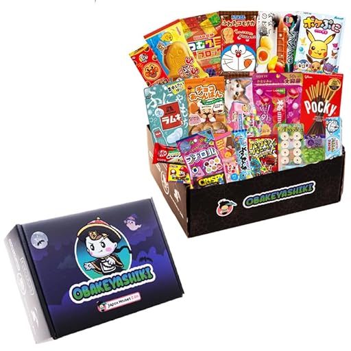 JAPON MARKET - Chuches Japonesas Sorpresa Para Regalo - JapanBox Edición Especial, Caja Chuches Japonesas Premium - Surtido de Dulces Japoneses, Caramelos Exóticos, Chocolate, Y Más (OBAKEYASHIKI) | Ya disponible en tu tienda friki favorita! En mundofriki.es!