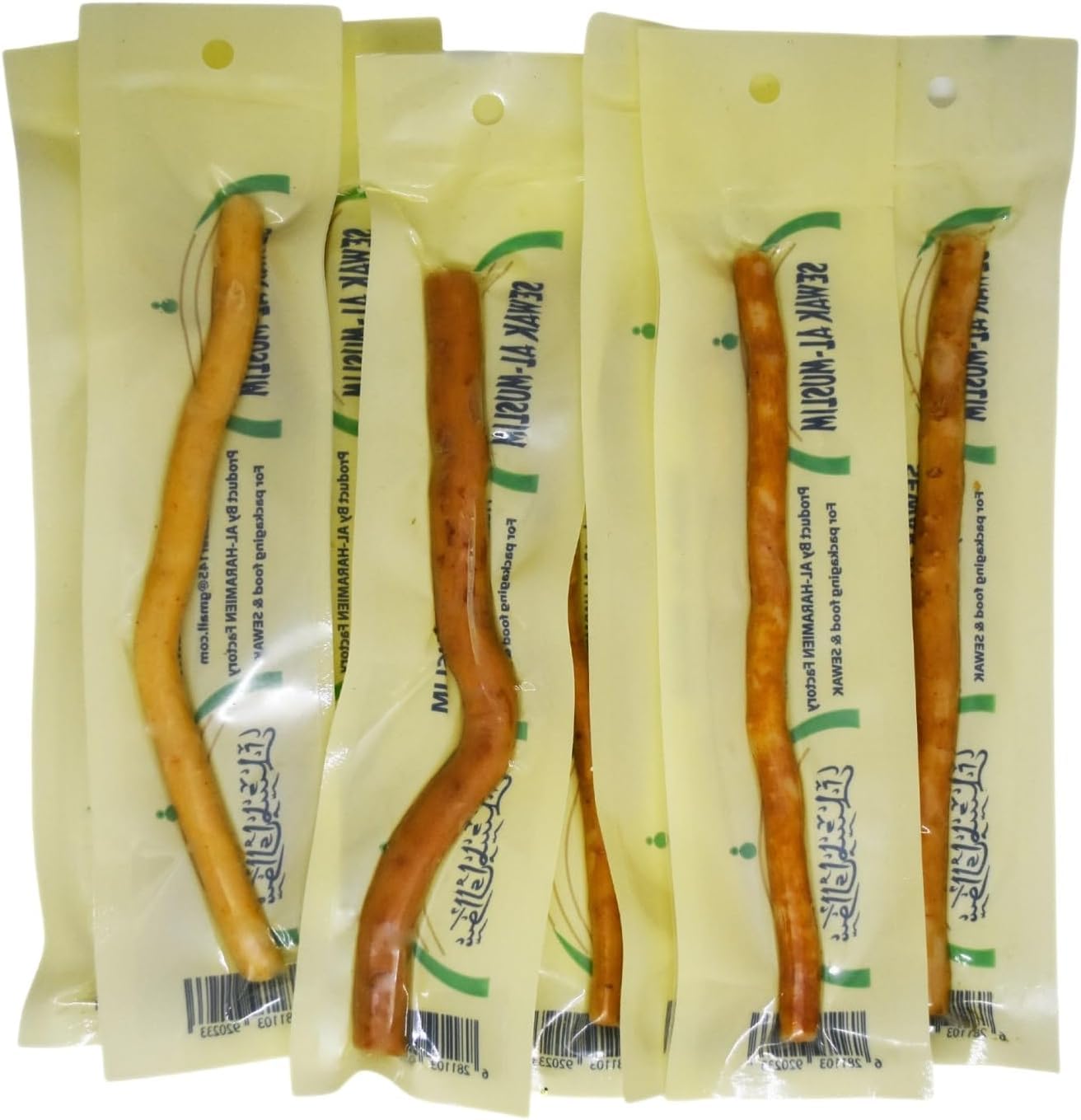 10 Al Falah Siwak Meswak Miswak Miswak Arak Peelu Al-Falah Chewing Stick Natural Flavored Organic Herbal Brush Teeth Cleaning Toothbrush Vacuum Sealed Whitening Breath Freshener ( Ten Tooth Sticks )