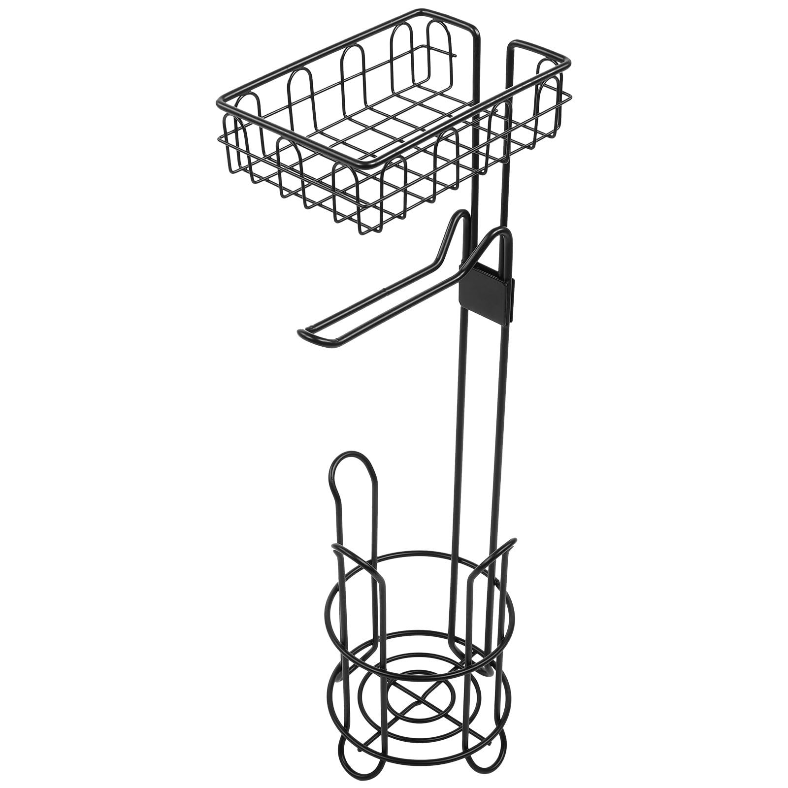 Portarrollos de Papel Higiénico Hierro Negro para Cocina y Salón