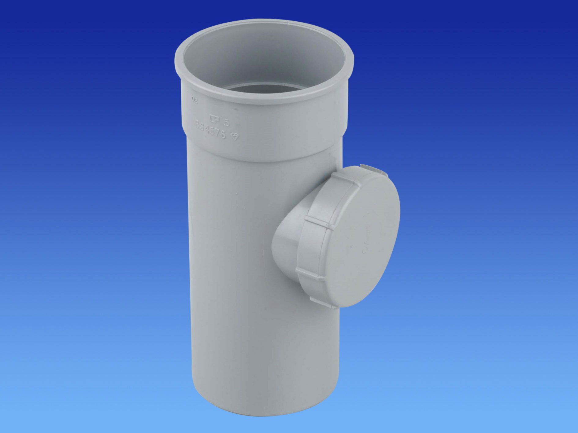Coupe Wavin Osma accès tuyau gris 0t274g pour évacuation eaux