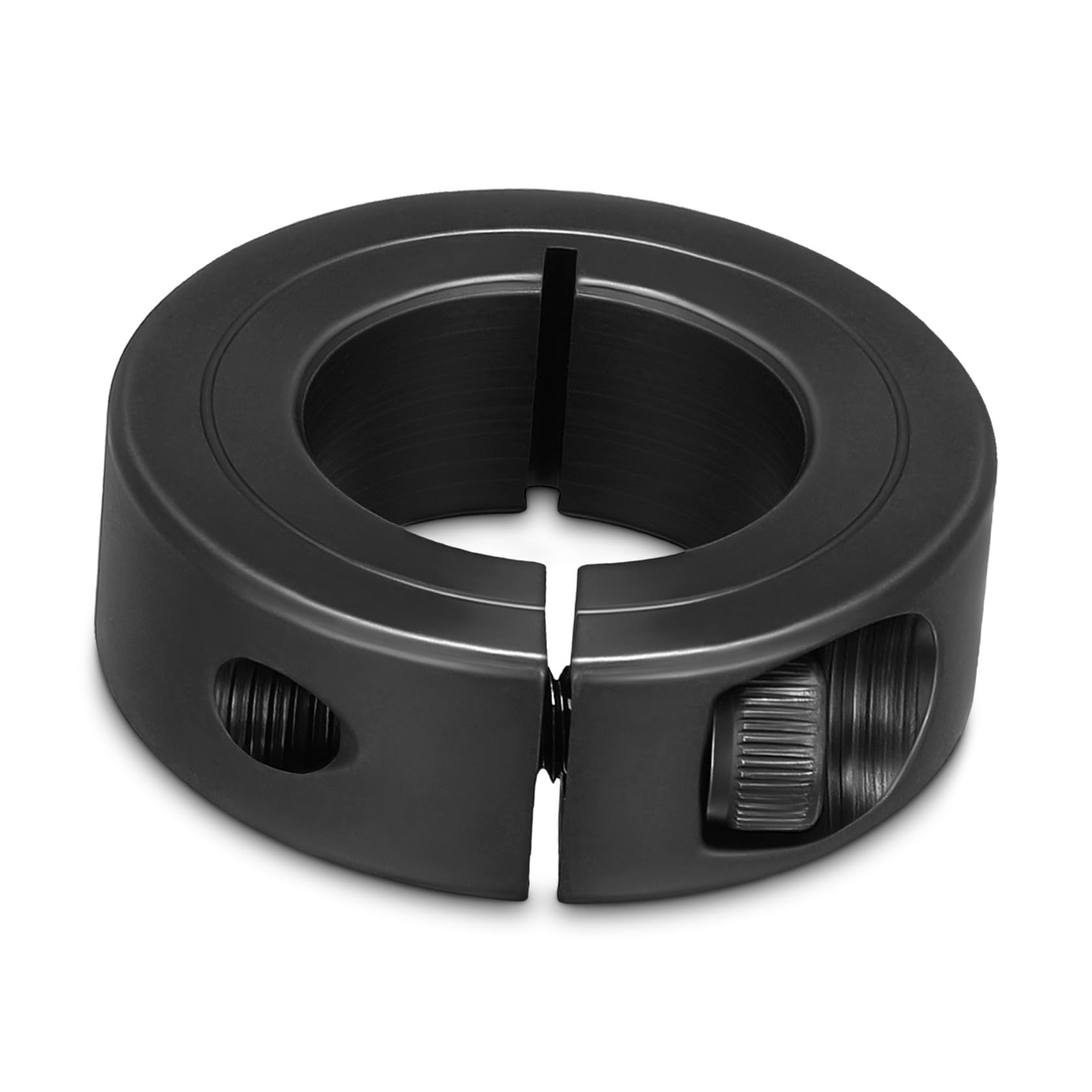 VALICLUD Anillo de Fijación Accesorio Versátil para Cilindro de Silla de Oficina en Acero Inoxidable Negro para Evitar Hundimiento sin Reemplazo de Cilindro de Gas