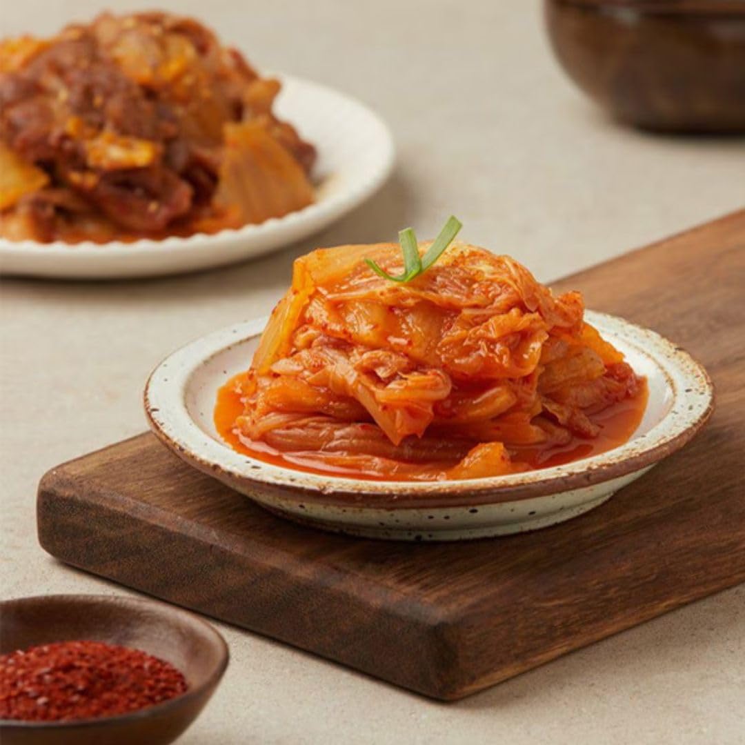 Korean Market - Kimchi Coreano Super Fresh | Sabor y Tradición | 80g | Pack de 5