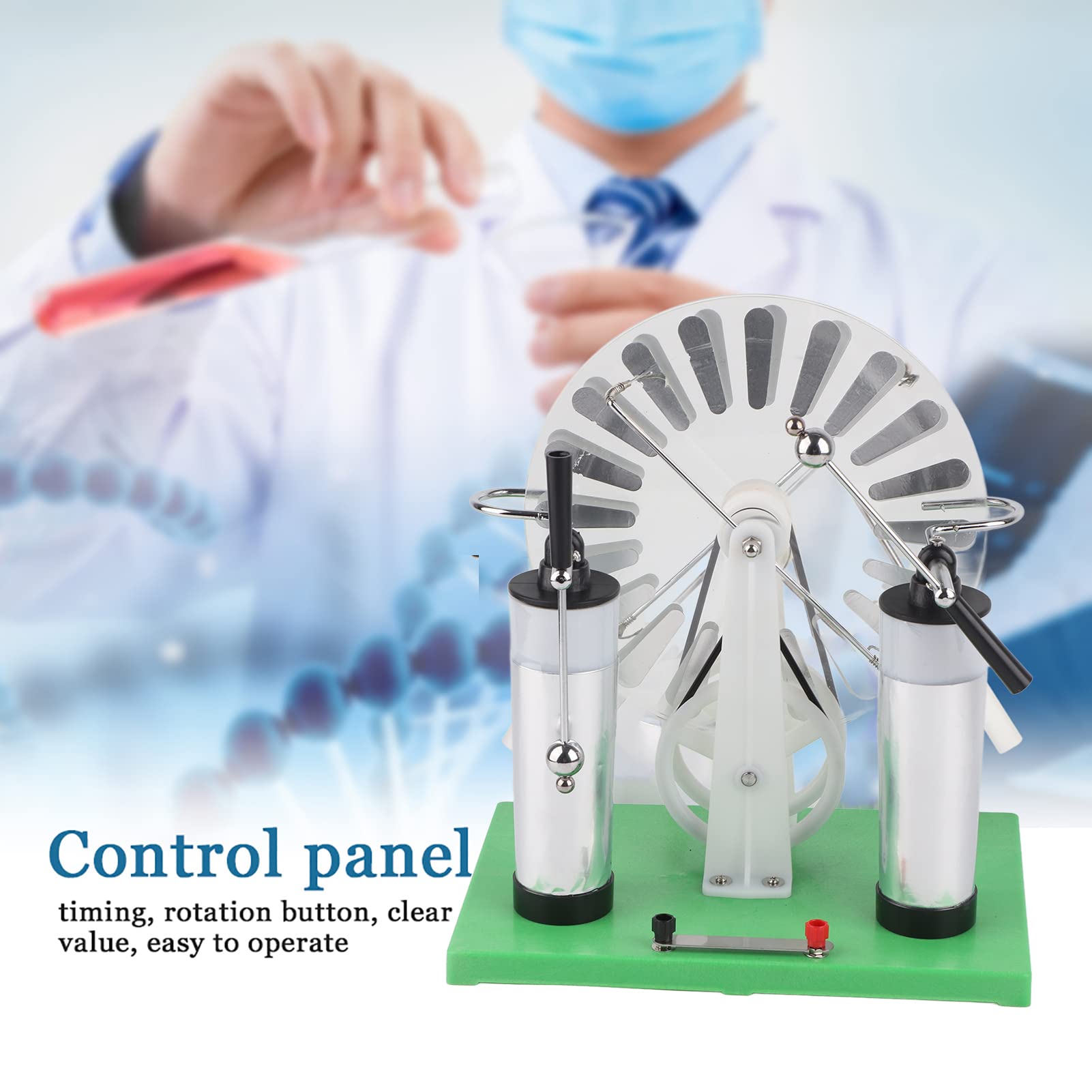 FLEXMAN Static Generator, Electrostatic Induction Electricity Generator with Insulated Handle for Physics Experiment, Electrostatic Induction, Spark Discharge