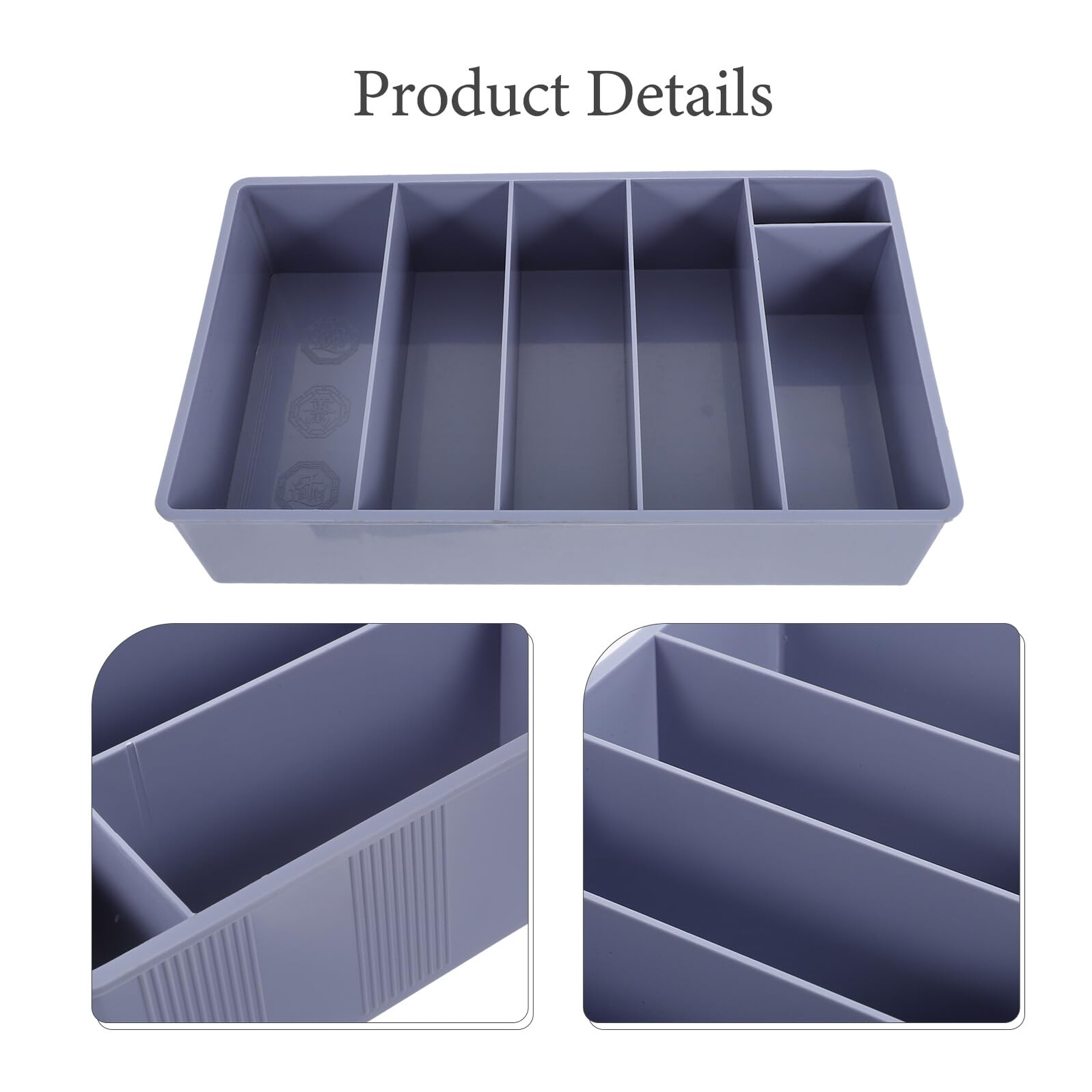 Caja De Monedas y Caja 5 Compartimentos Múltiples, Soporte De Escritorio Para Organización y Almacenamiento, Adecuado Para Supermercados y Comercios Minoristas