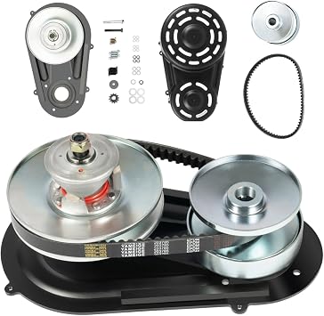 40 Series Torque Converter Kits for 9-16HP Engines+1"Crankshaft 1/4" Keyway Replacement Fit for Predator Dune 420CC GX 390-1