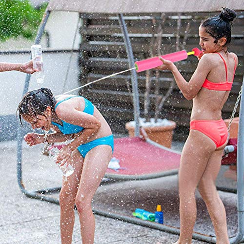 4 PACK Water Blaster Squirt Soaker Gun Water Shooter Pool Foam Noodles Pump Outdoor Water Toy with Animals Handle Summer Swimming Pool Toys Beach Sand Water Fight Game for Kids Boys Girls Adults