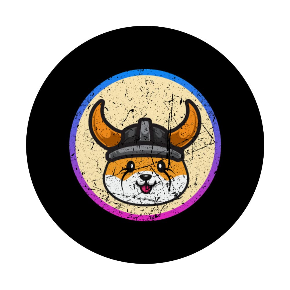 Amazon.com: Floki Inu Coin Vintage Retro Logo Crypto Currency PopSockets  Swappable PopGrip : Cell Phones & Accessories