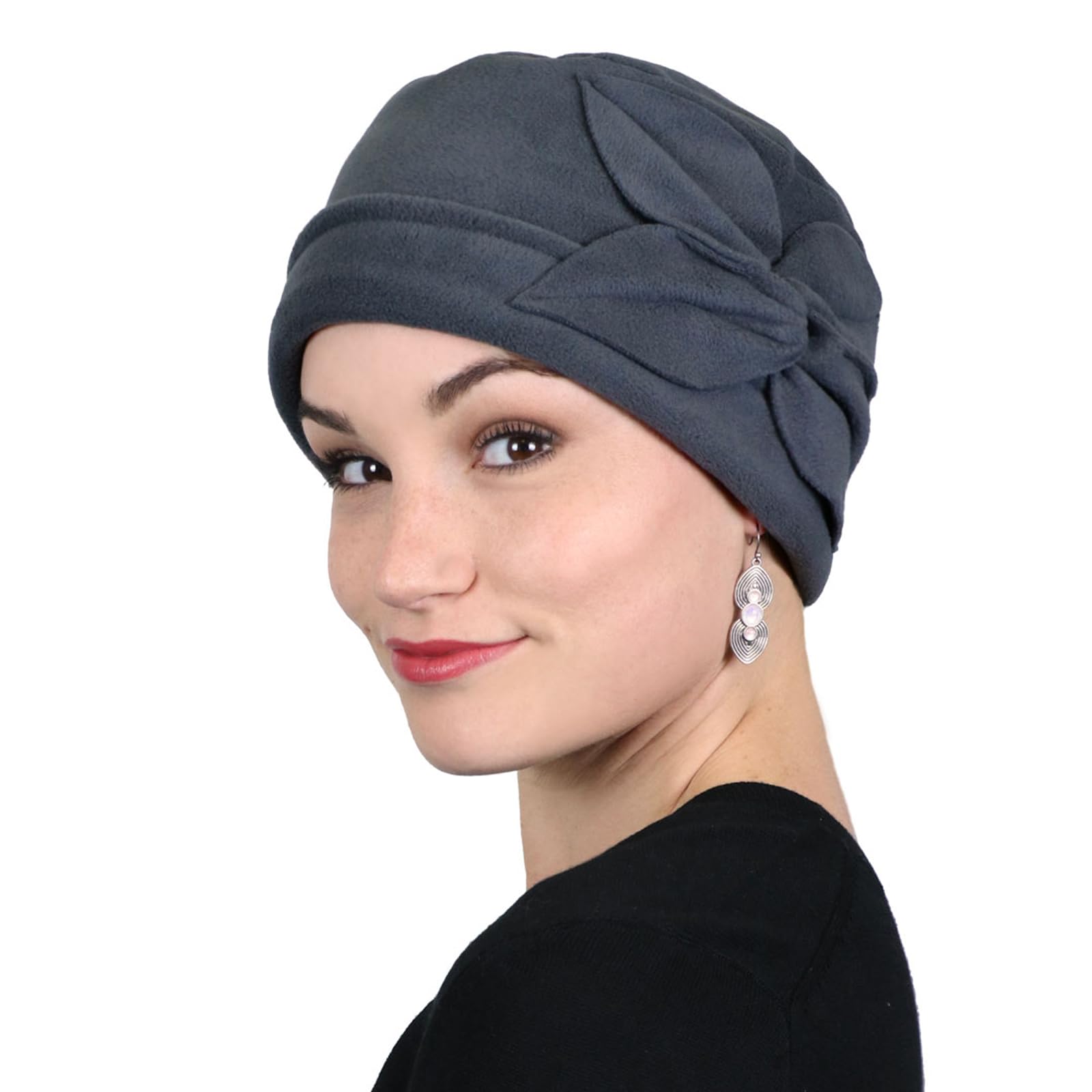 Hats Scarves & More Fleece Beanie Butterfly