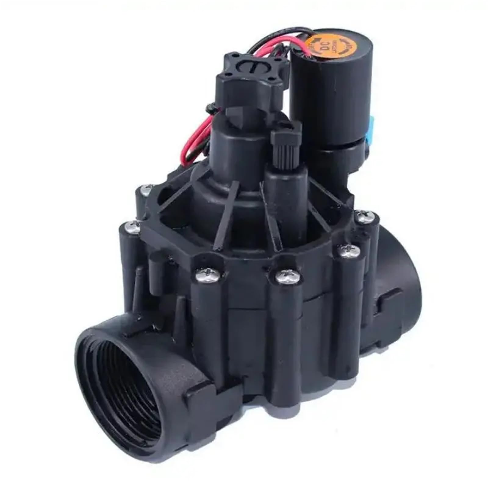 Elettrovalvola for irrigazione a 2 vie da 3/4 pollici 220 V 12 V 24 V CC con regolazione del flusso, 1 pezzo(DC 24V)