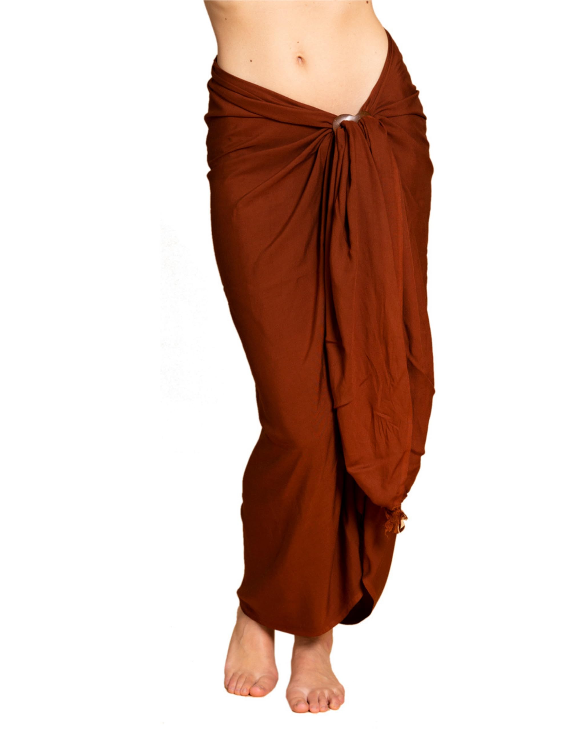 PANASIAM Sarong uni brown, 250x116cm