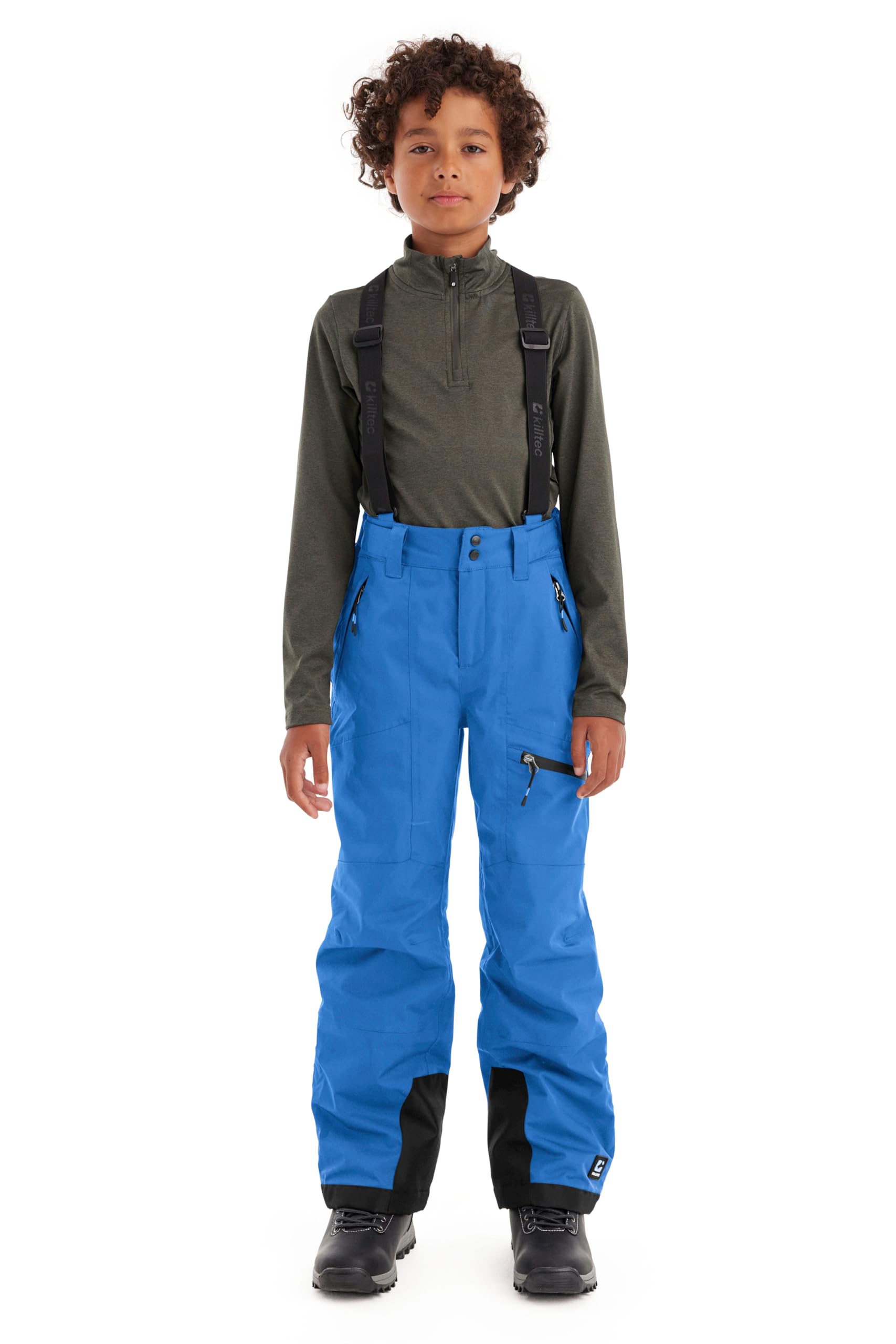 Killtec Jungen Skihose mit abzippbarem Latz und Kantenschutz Boys Skihose 242