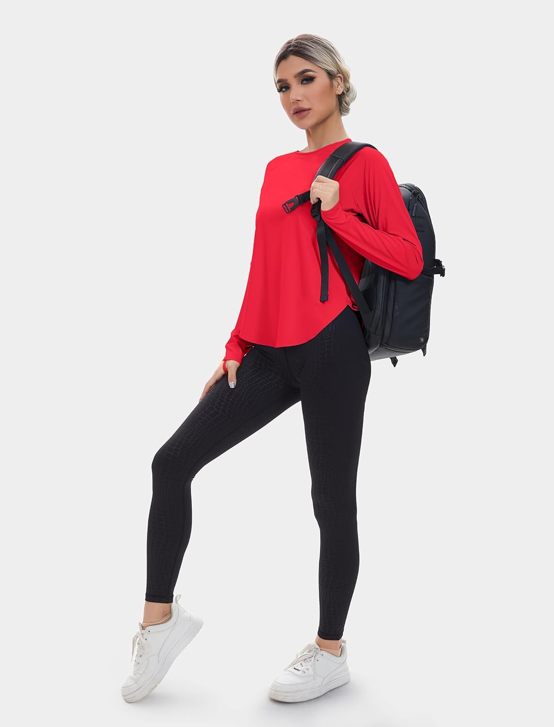 Women's Sun Shirt UPF 50+ Long Sleeve Workout Tops Running Hiking UV Protection Shirts Quick Dry Outdoor Clothing - Image 5