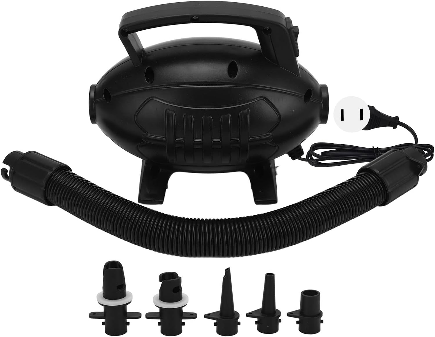 Electric Air Pump Air Mattress, 600W Fast Inflation Pump for Inflatable Couch, Pool Floats, Blow up Pool Raft Bed Boat Toy (US Plug 110‑120V)