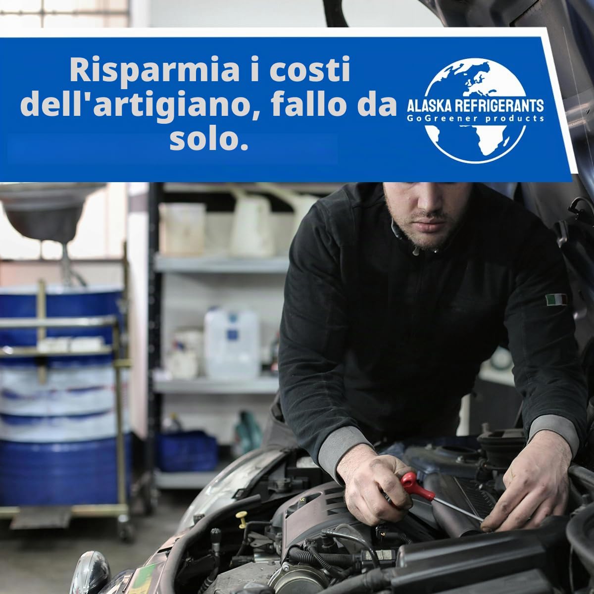 Refrigerante 3 in 1 per veicoli con aria condizionata, Top Up HC134A, bombola di gas di ricambio per auto, 2 pezzi