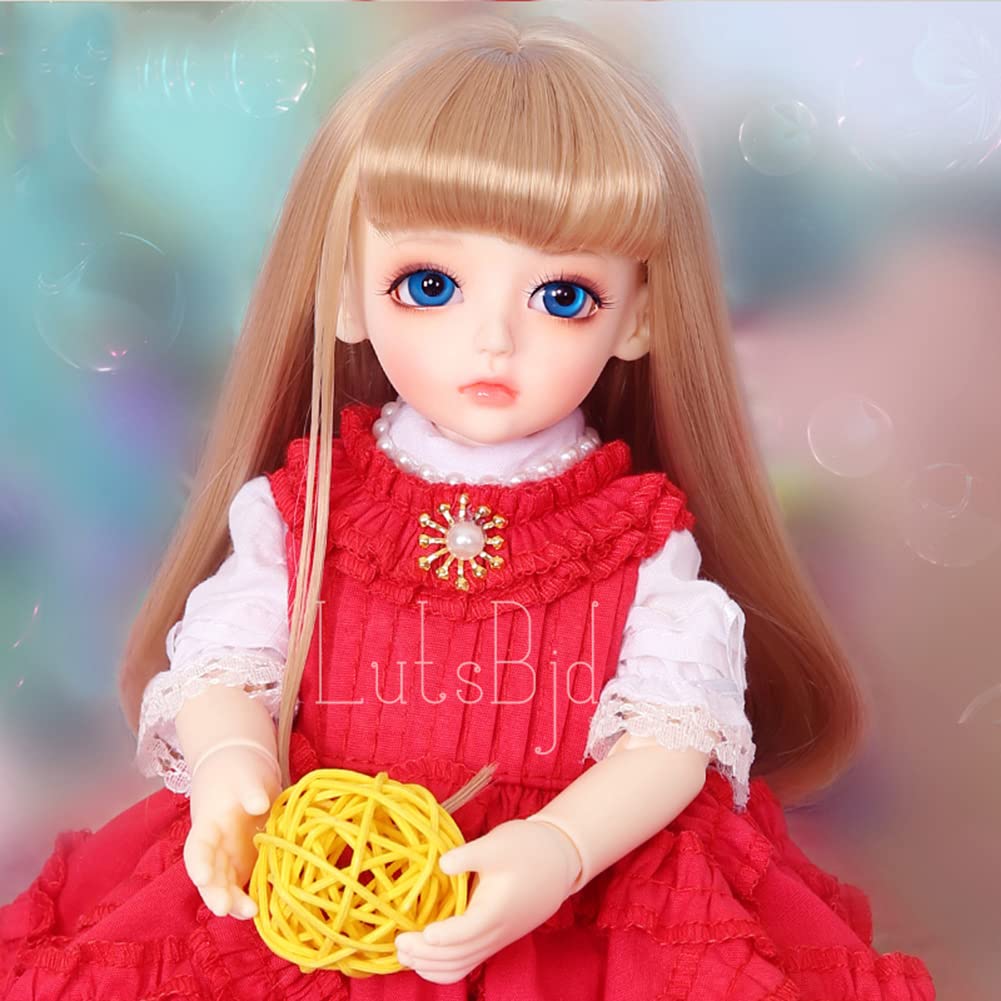 Amazon.co.jp: BJDドールウィッグ高温合成繊維カーリーヘアロング