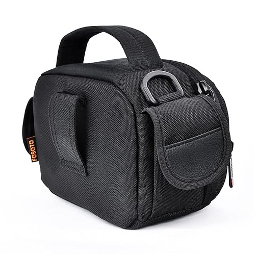 FOSOTO Funda para Handycam, Bolsa Protectora Videocámara, Estuche para Cámara Digital Handycam para Panasonic HC-V180 X1500, Sony HDR-CX240 CX405 CX625 FDR-AX43 AX53 AX33 - imagen 9