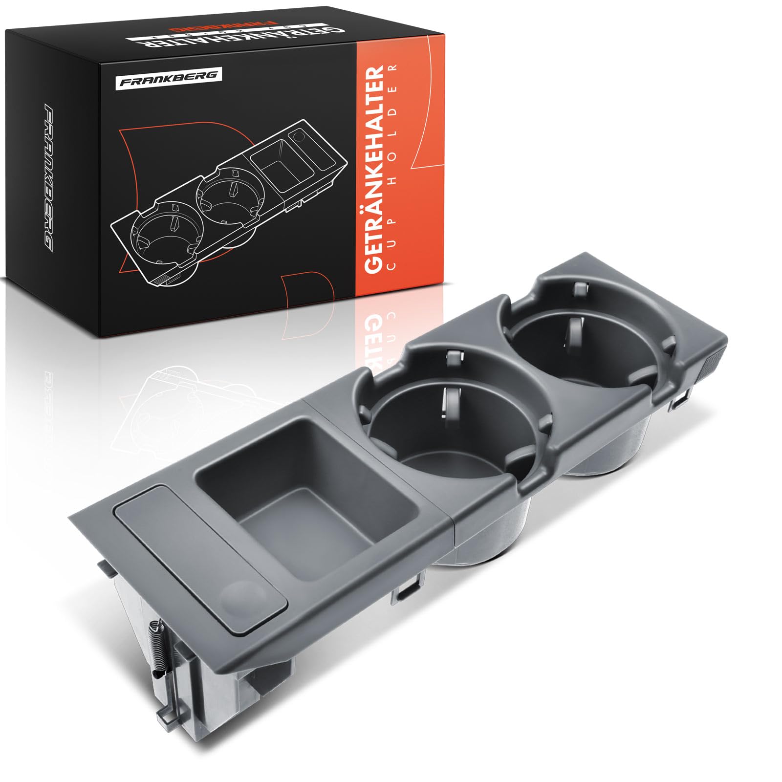 Frankberg Cupholder Compatible with 3er E46 1998-2005 3er Cabriolet E46 2000-2007 3er Compact 2001-2005 3er Coupe 1999-2006 3er Touring E46 1999-2005