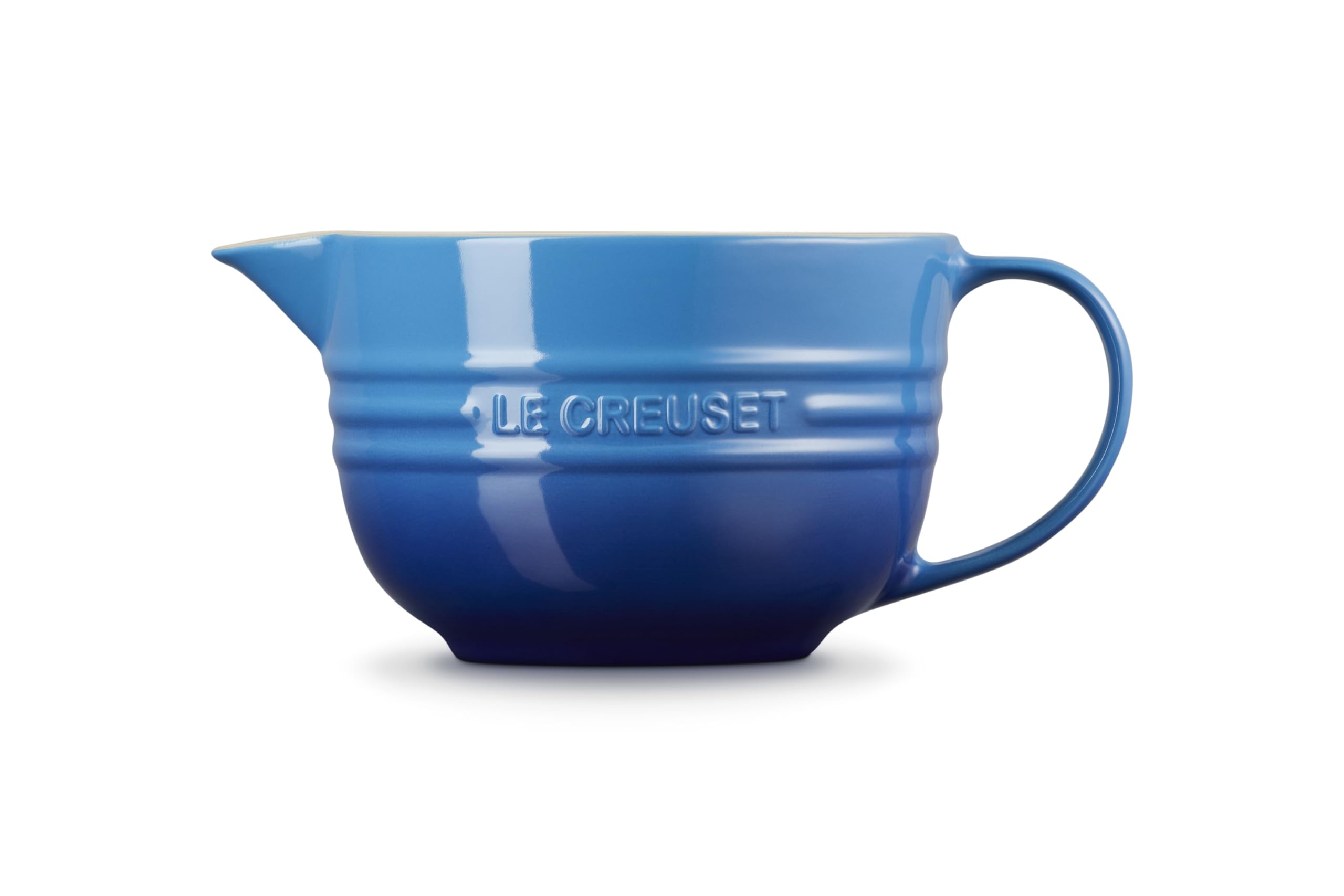 Le Creuset Steingut-Mischkanne, 2 Liter, Azure Blue, 70106202200002