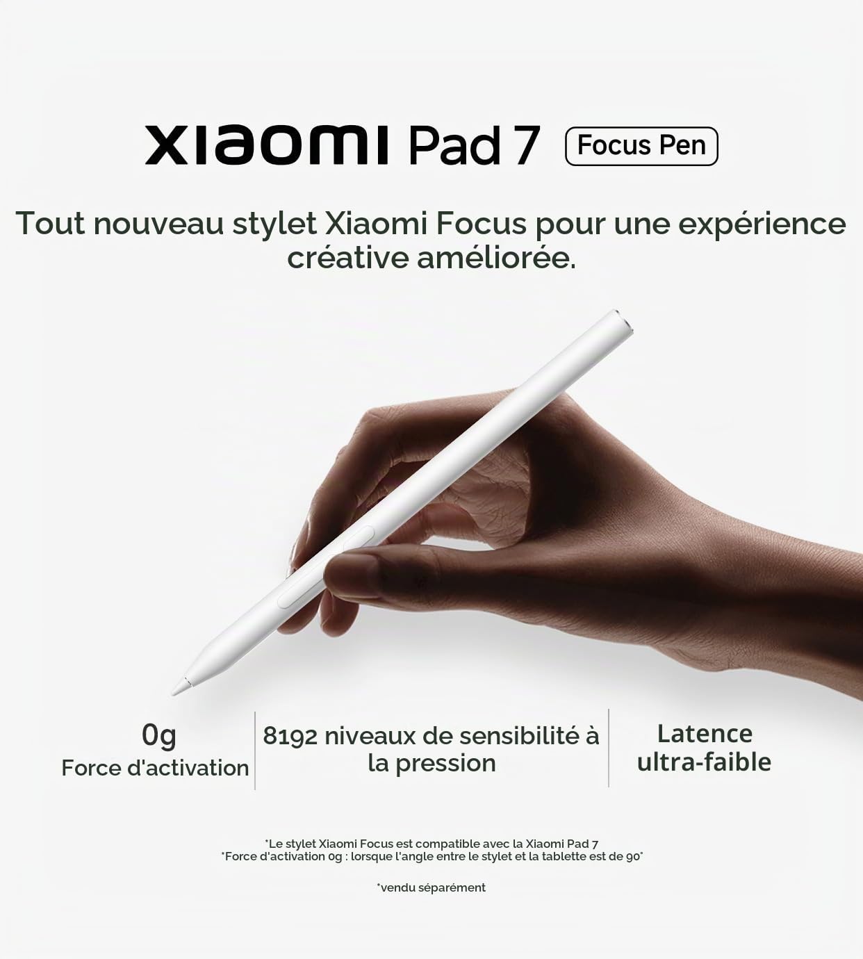 Xiaomi Focus Pen for Xiaomi Pad 7 & Pad 8 | Smart Stylus for
