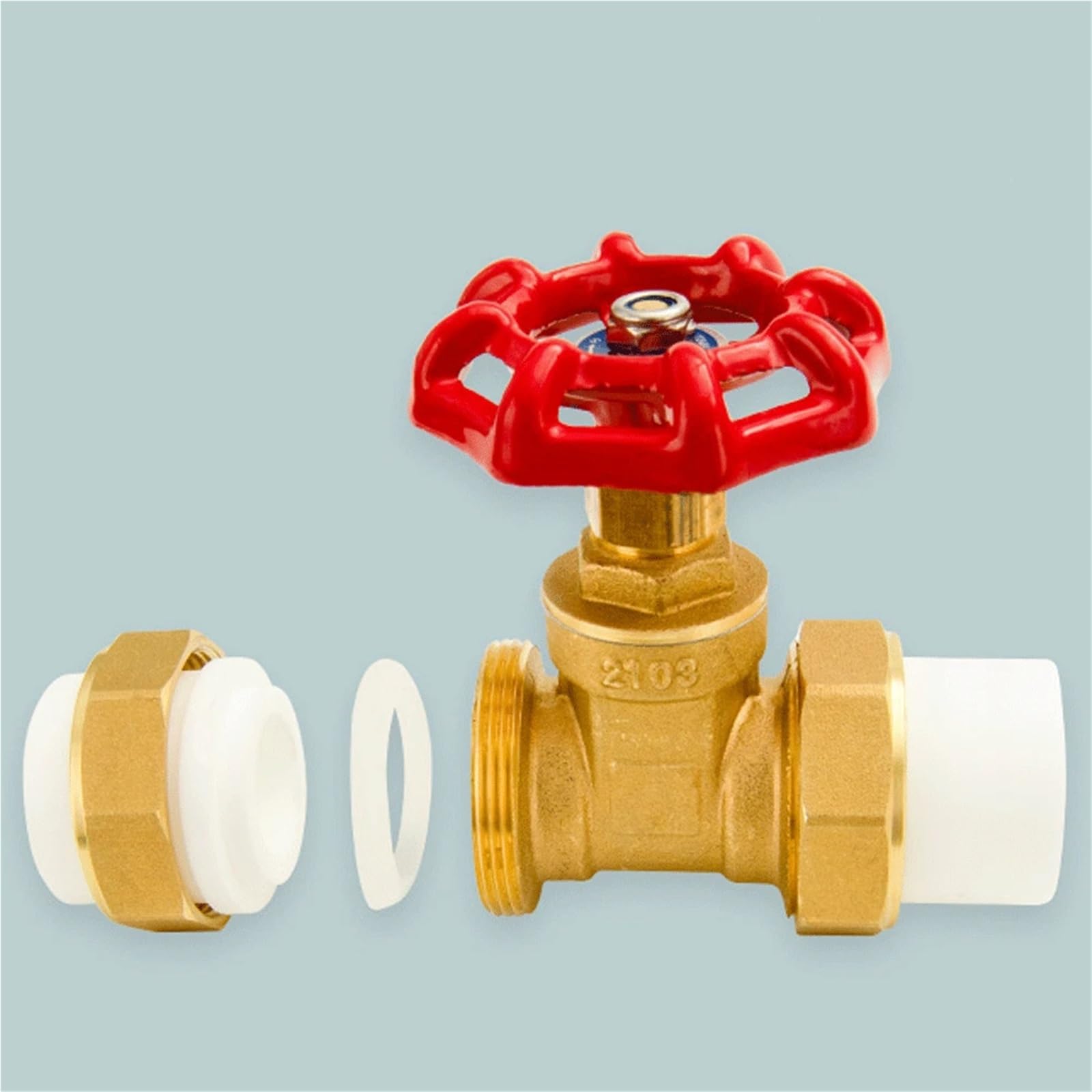 PPR Pipe PE Pipe Water Pipe Gate Valve Union Pipe Fitting Water Meter Tap Water Meter Tube Brass DN20 DN25 DN50 Connection Pipe(2015D BASE)
