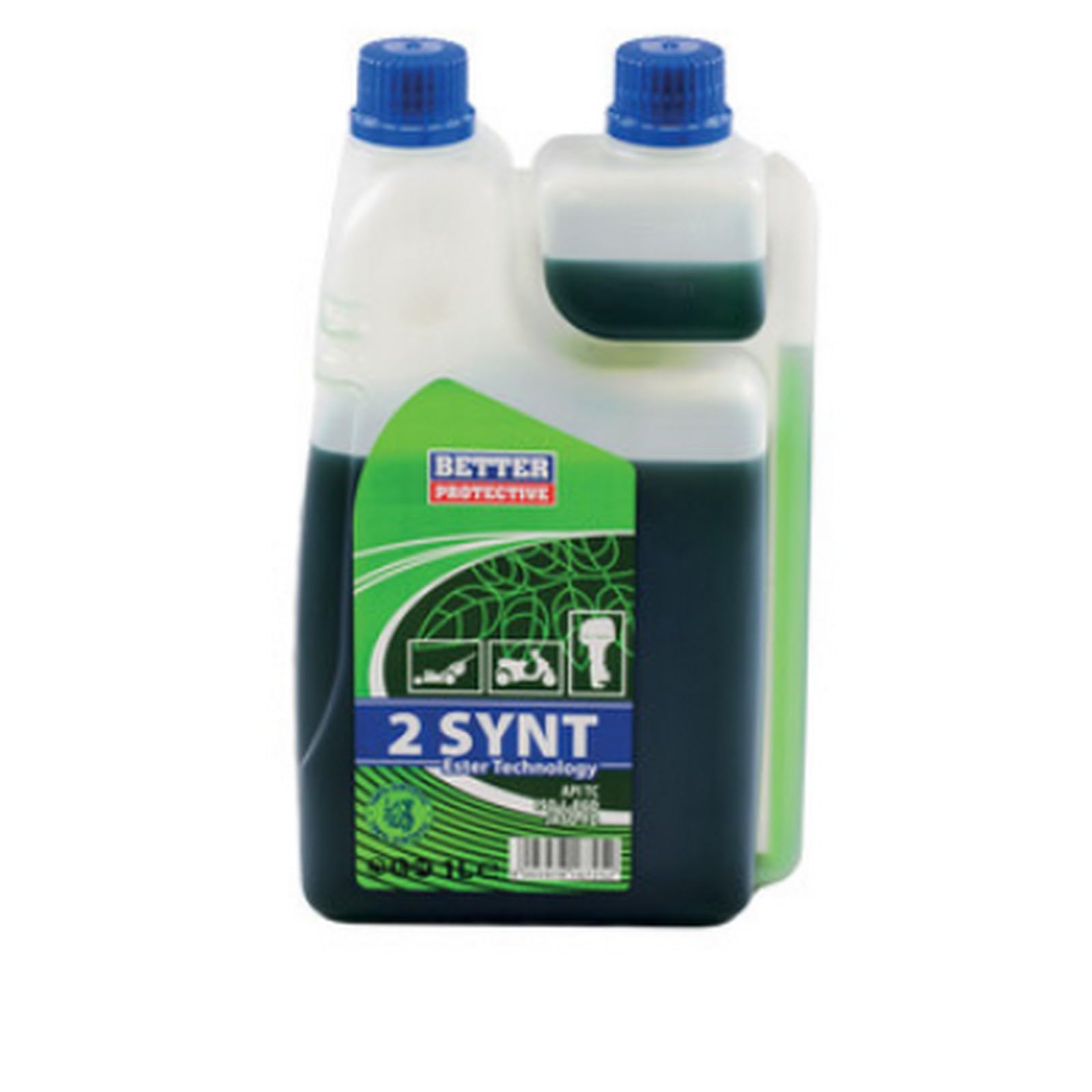 Olio per Miscela 2 Tempi 100% Sintetico Better 2 Synt 1 Lt con dosatore