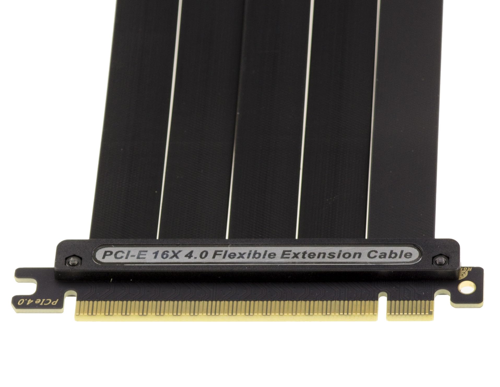 KALEA-INFORMATIQUE Riser PCIe x16 Gen4 souple 24 cm | Riser souple PCIe 4.0 x16 vers x16 de 24 cm.